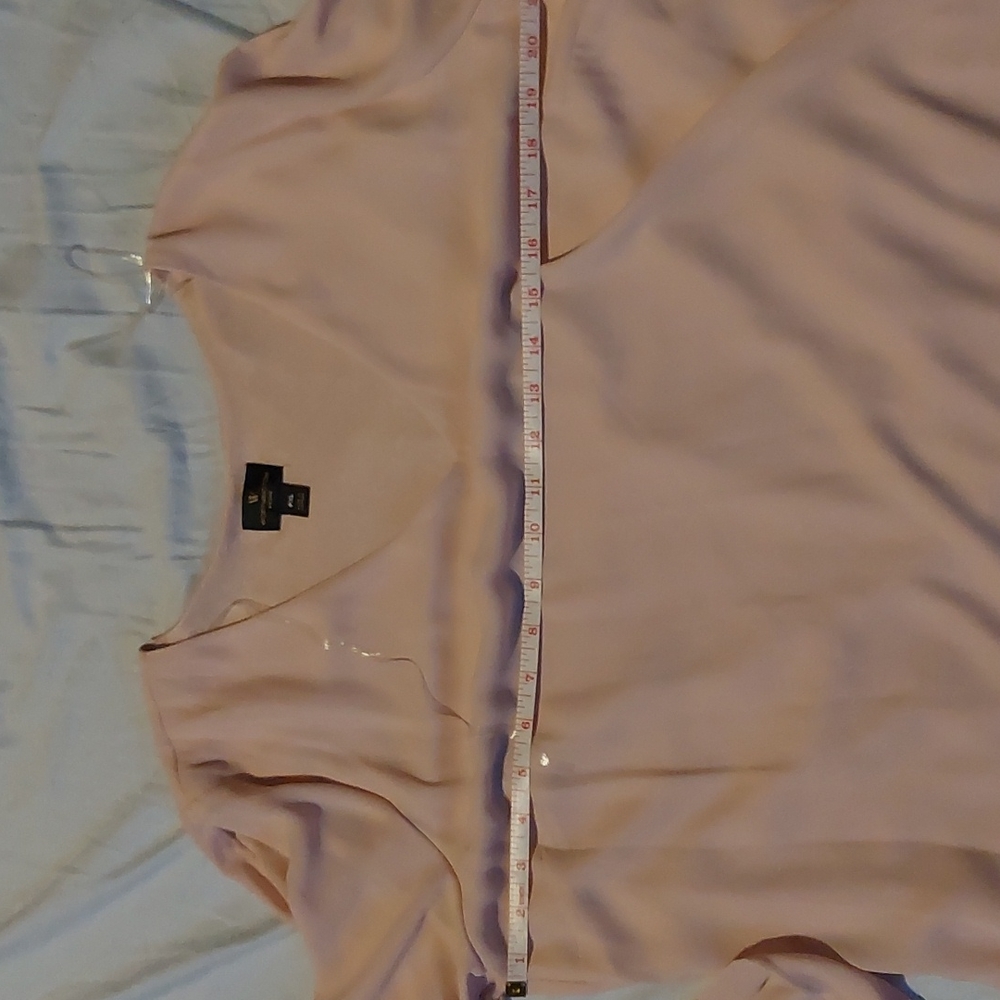 Pink Worthington Petite XL Split Sleeve Dress
